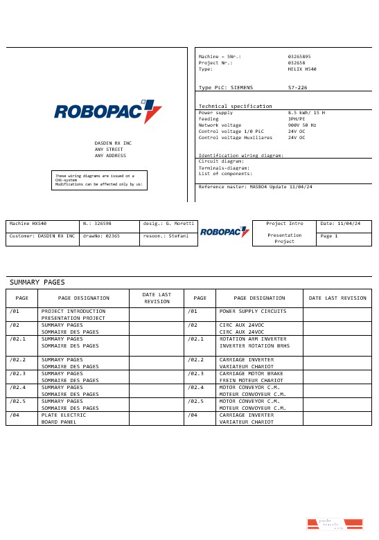 ITALY ROPOBAC SYSTEMI business utility bill Word and PDF template PSD template